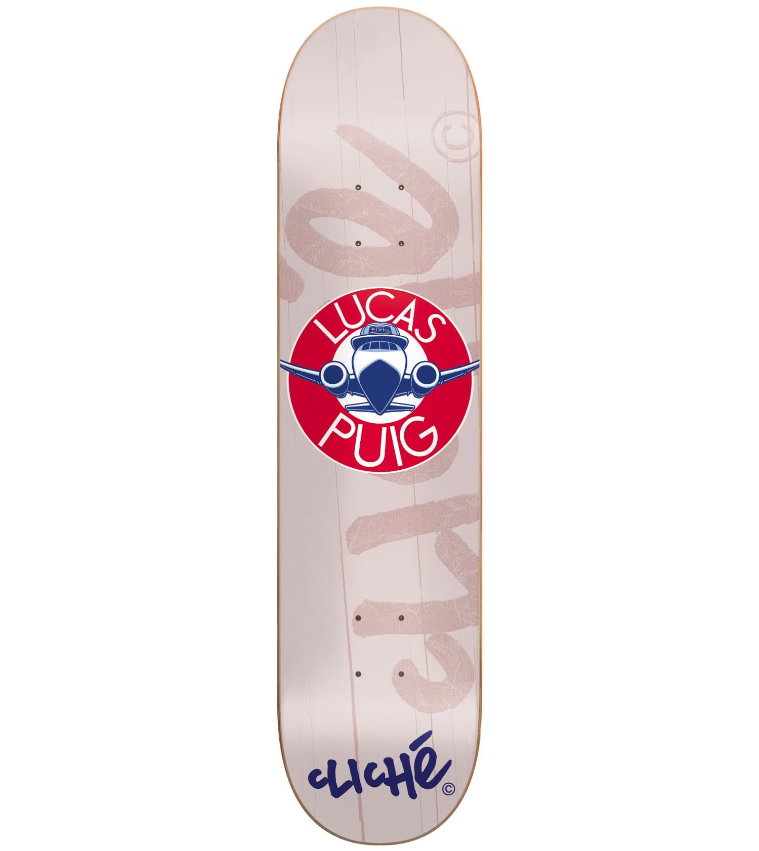 Cliche Lucas Puig Resin 7 Bon Voyage Skateboard Deck - 8.3" x 32"