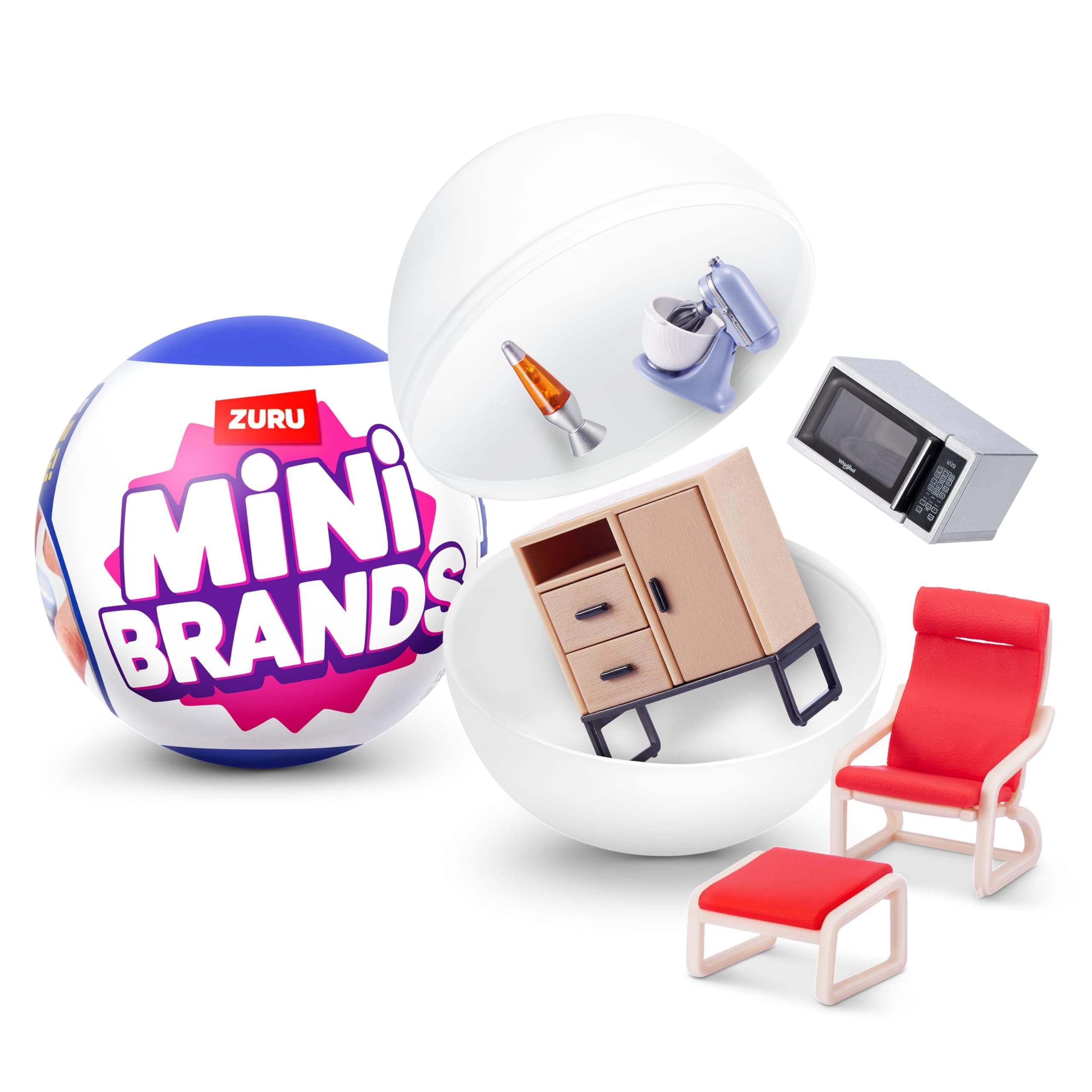 Home Capsule by ZURU, Surprise Collectable Minis in Blind Packaging, Home-Themed Miniature Toys, Great Gifts for Girls and Kids