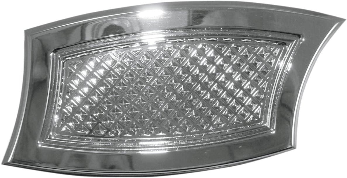 TC-979SL Rear Brake Pedal Cover - Sloped Chrome