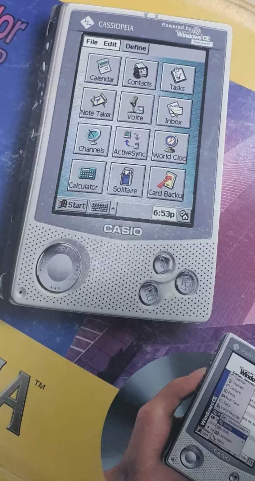 Casio Cassiopeia EM-500 Color Pocket PC (Slate Blue)