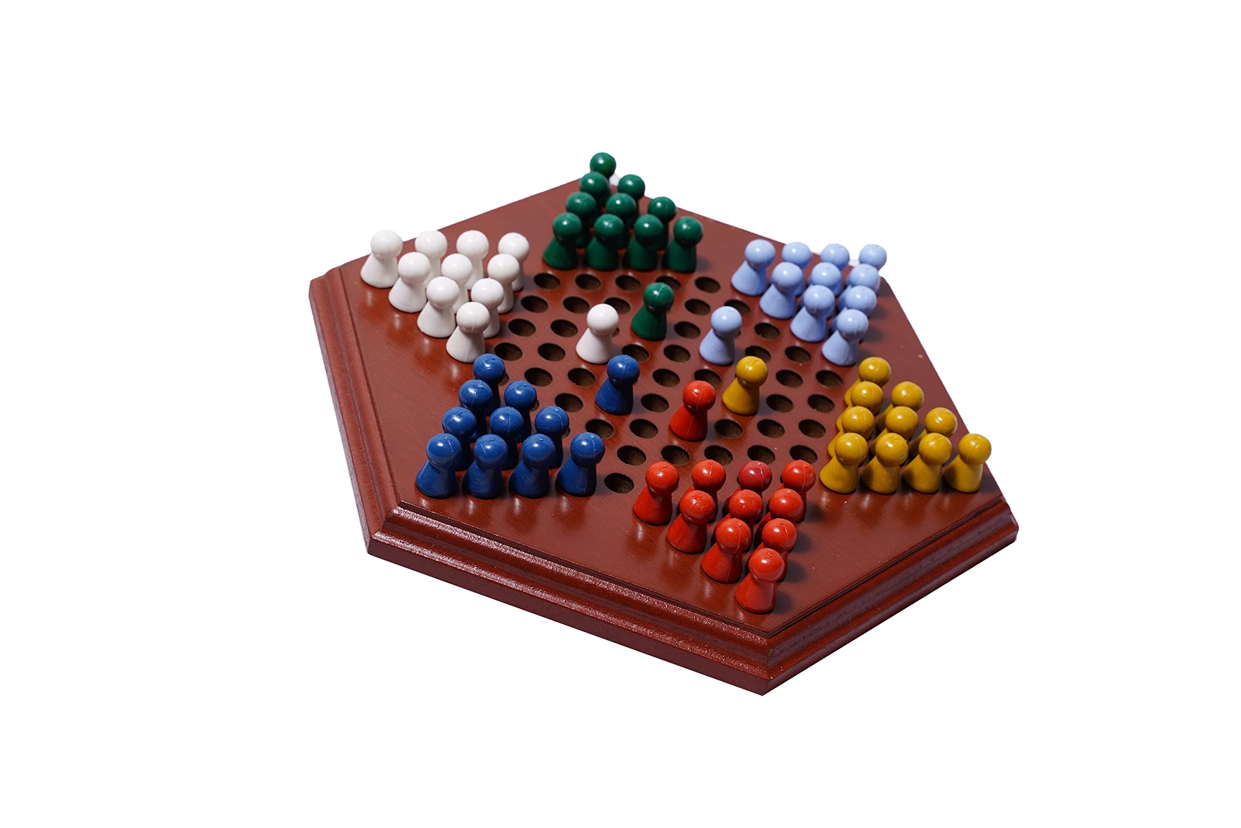 Shy Shy Let’s Touch The Sky Wooden Indian Checkers Board Game,for 5 years and above