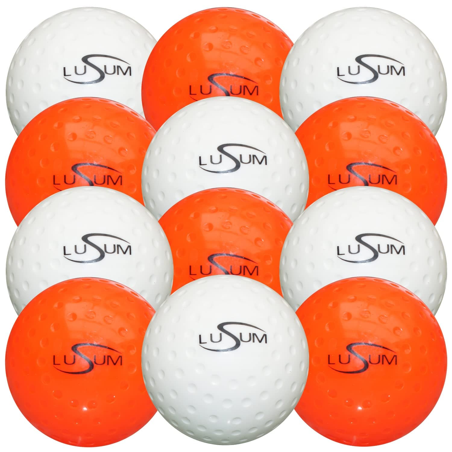 Big Game HuntersLusum Club Dimple Training Hockey Balls - 1 Dozen Hockey Balls
