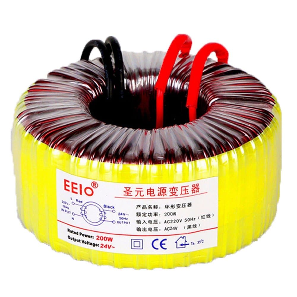 EEIO Details Abot Single-Phase Toroidal Transformer 200w Low Frequency Isolation Transformer 24v