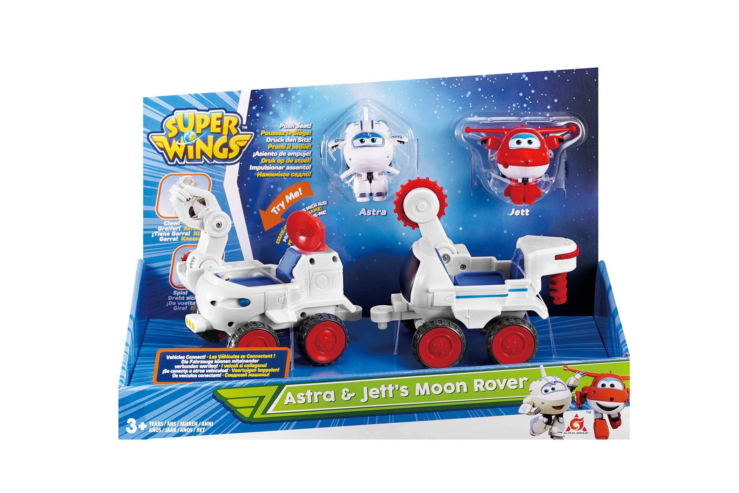 Super Wings, EU720840A, Moon Rover + 2 "Transform-a-Bot