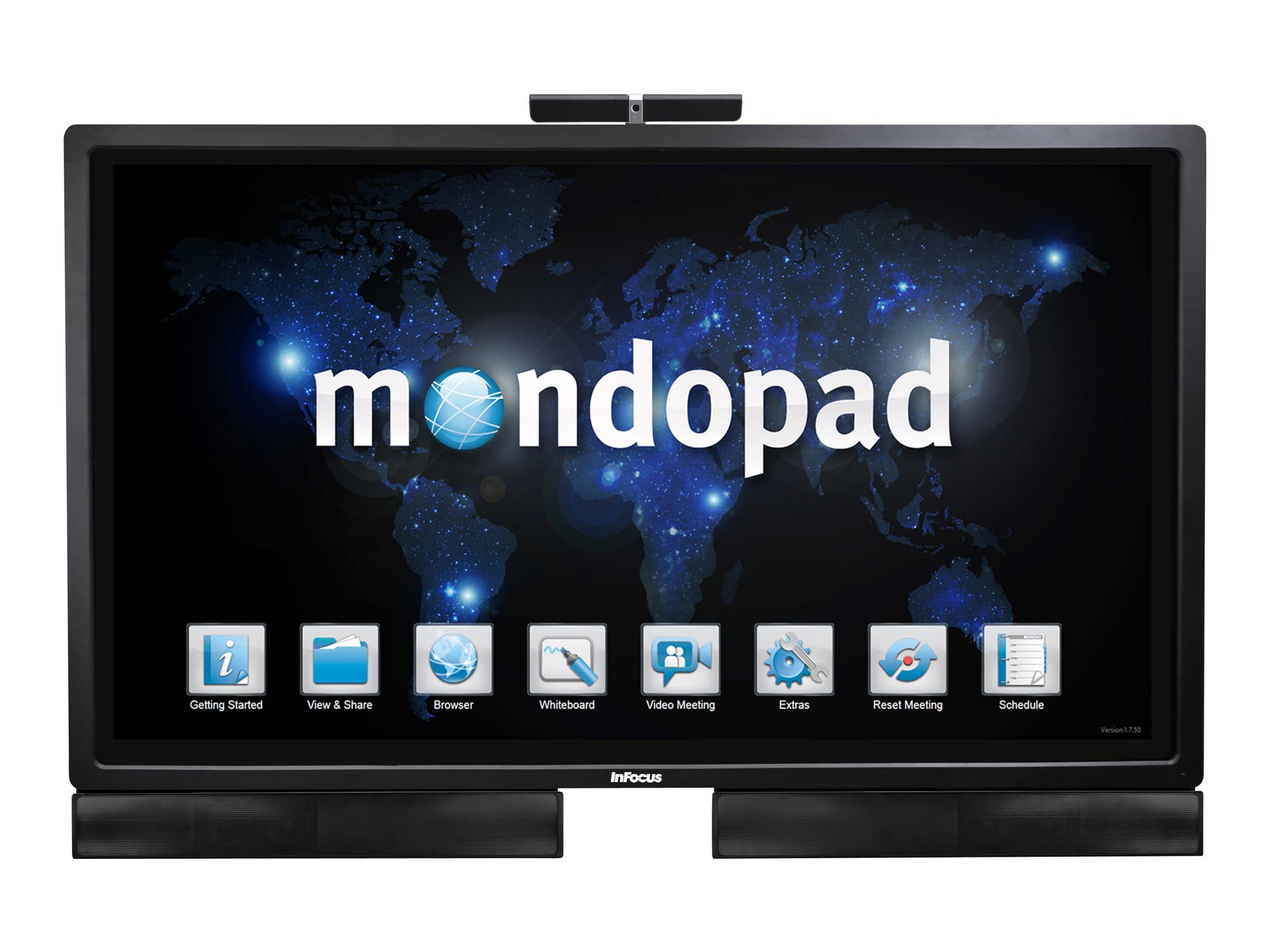 InFocus INF5720 Mondopad All-in-One Desktop 57", 8 GB RAM, 120 GB SSD, Black
