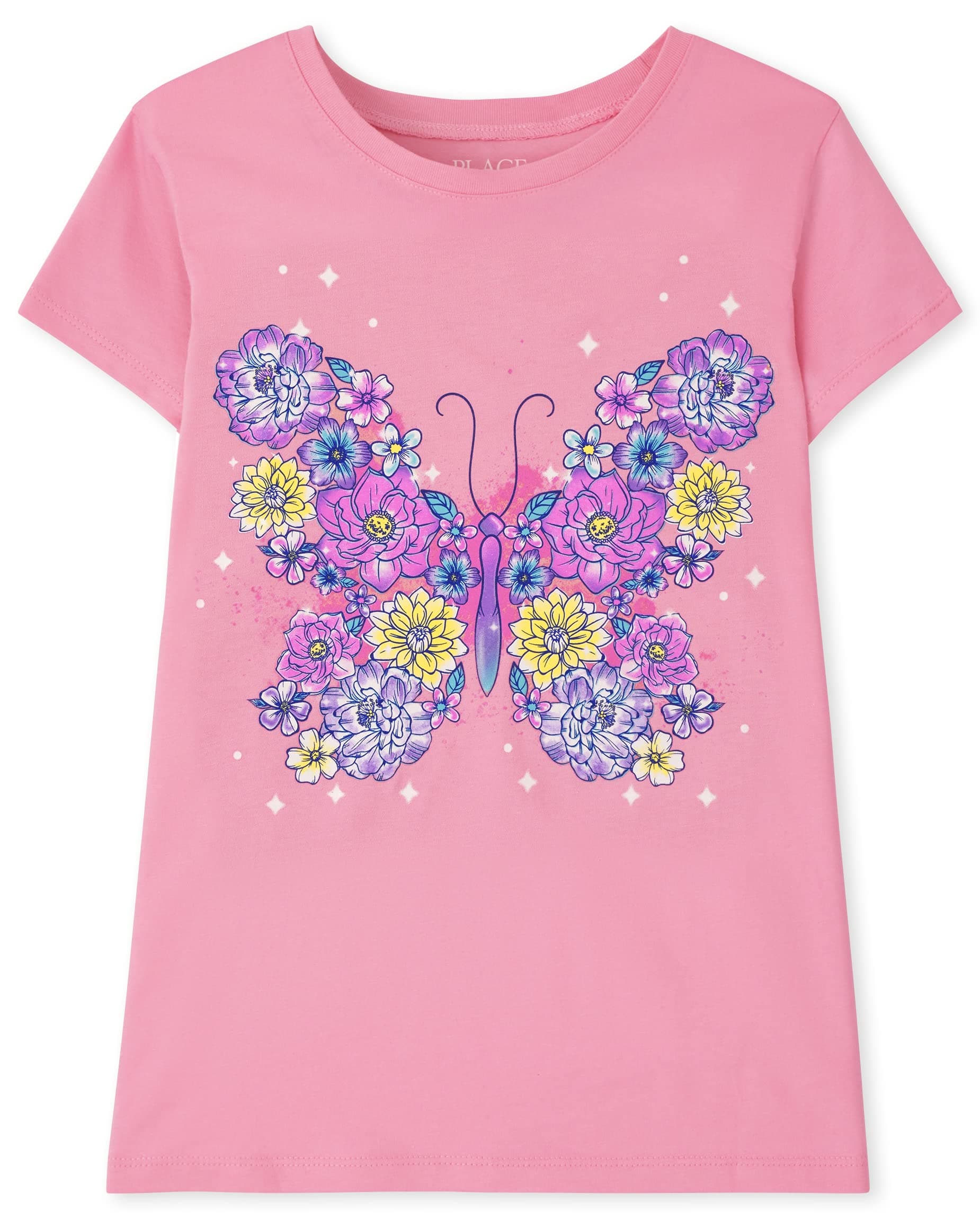 The Children's Place Girls Short Sleeve Graphic T- Shirt
