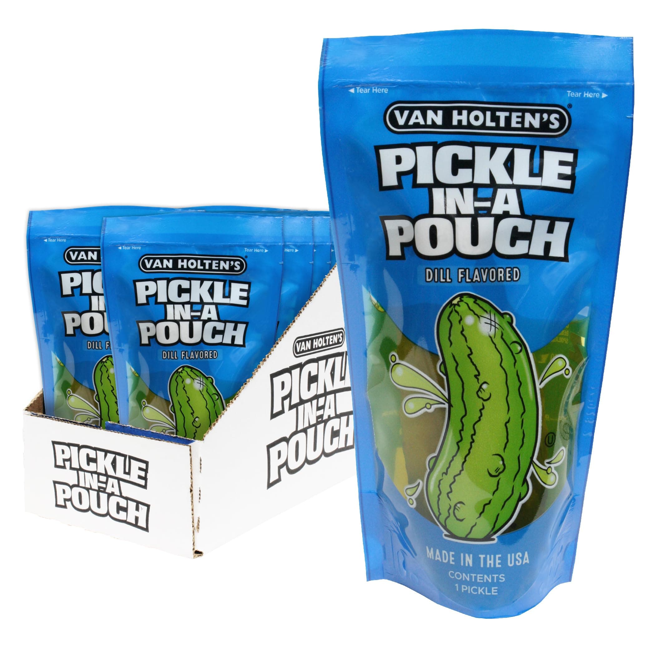 Van Holten's Pickle-In-A-Pouch Jumbo Dill Pickles - 12ct by Van Holten's