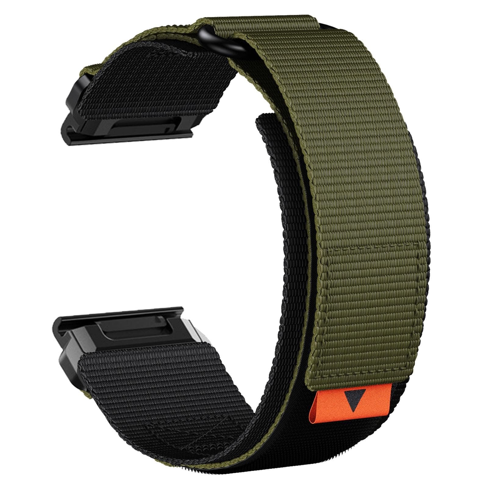 Abanen Rugged Nylon Quick Fit 22mm Watch Bands for Garmin Fenix 8 47mm / epix Pro 47mm /Fenix 7/6/5, Adjustable Weave Ballistic Nylon Webbing Wrist Strap for Intinct 3 45mm