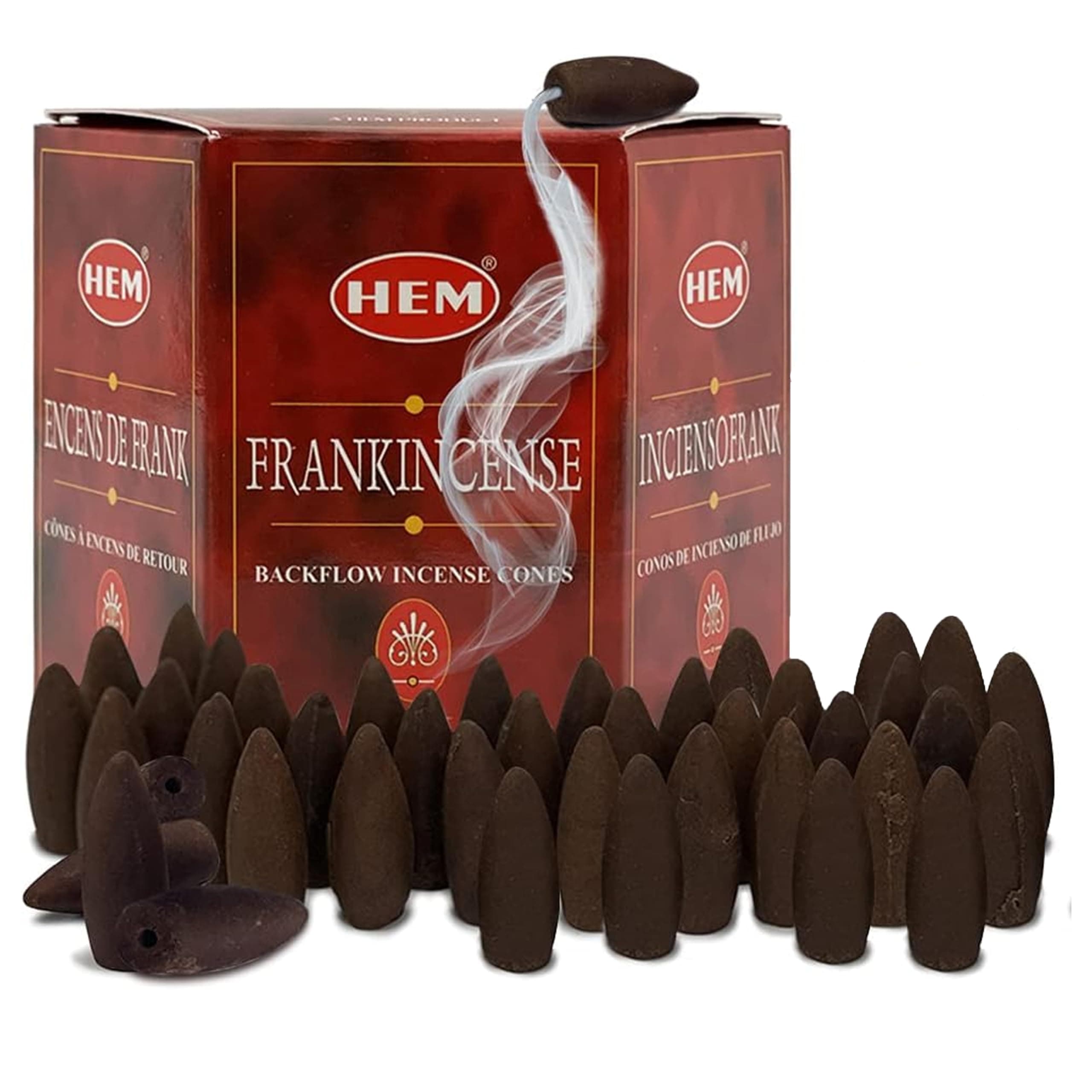 TRUMIRI Backflow Incense Cones for Inscent Waterfall Aromatic Insent Smoke Fountain Haze Falls and Mat Bundle