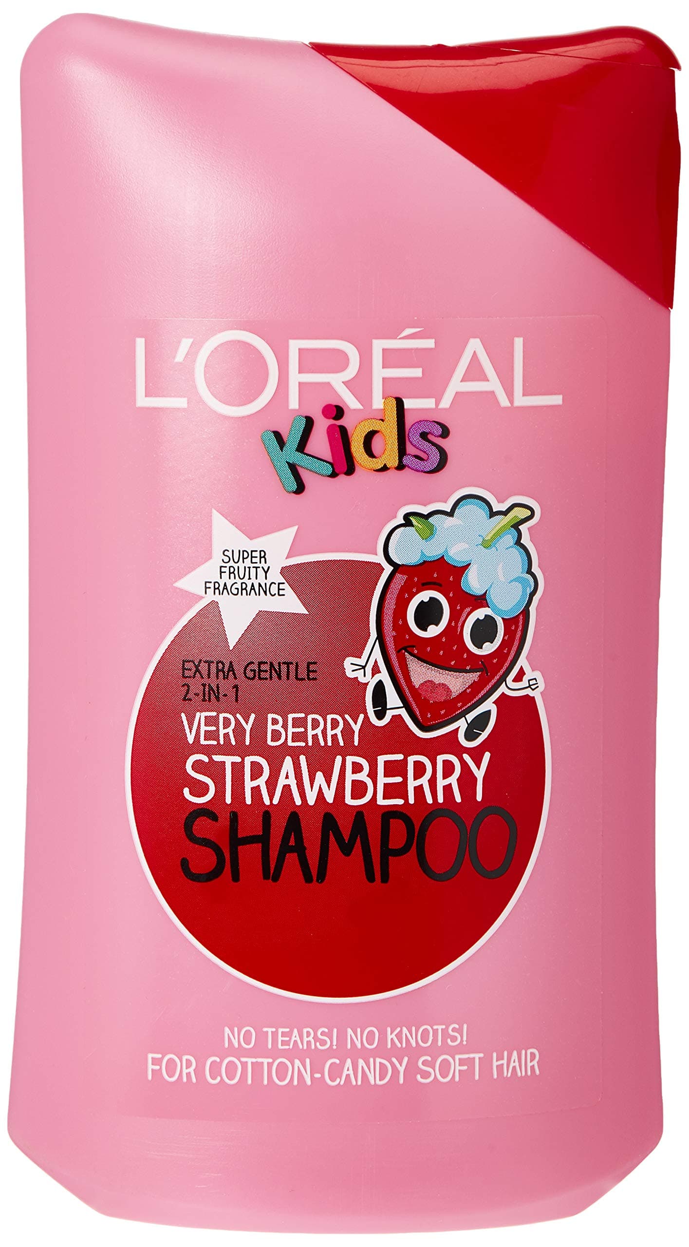LāOreal Paris Kids Extra Gentle 2in1 Shampoo - Very Berry Strawberry (250ml)