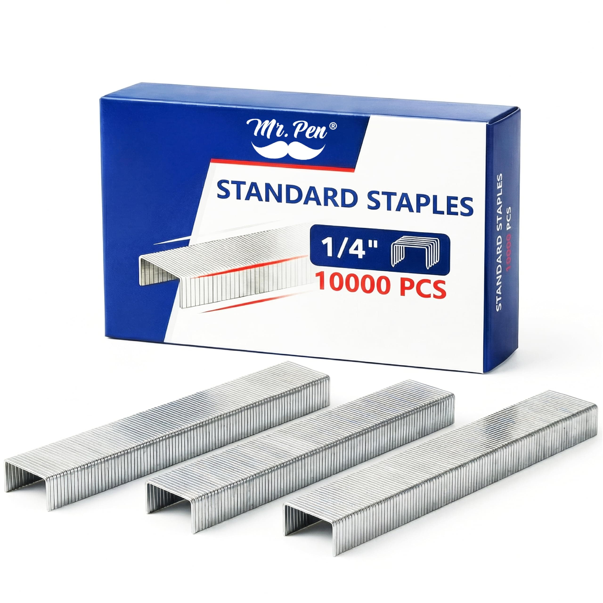 Staples for Staple Gun, 20 Sheets, 1/4 inch, 10000 Staples Bulk for Upholstery, Construction, Furniture