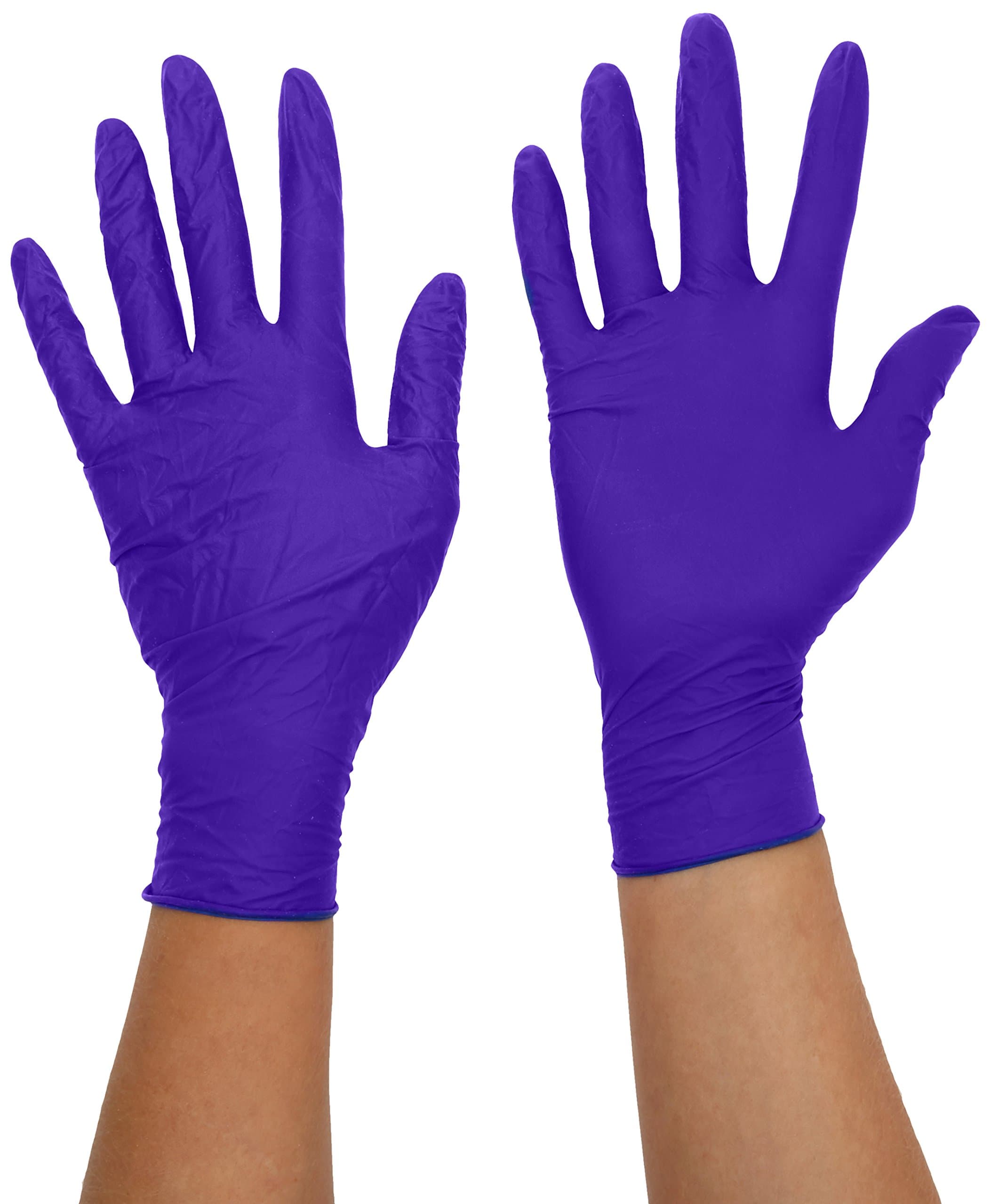 Sonic 200 9377A7 Nitrile Powder Free Examination Glove, Medium, Blue (Pack of 200)