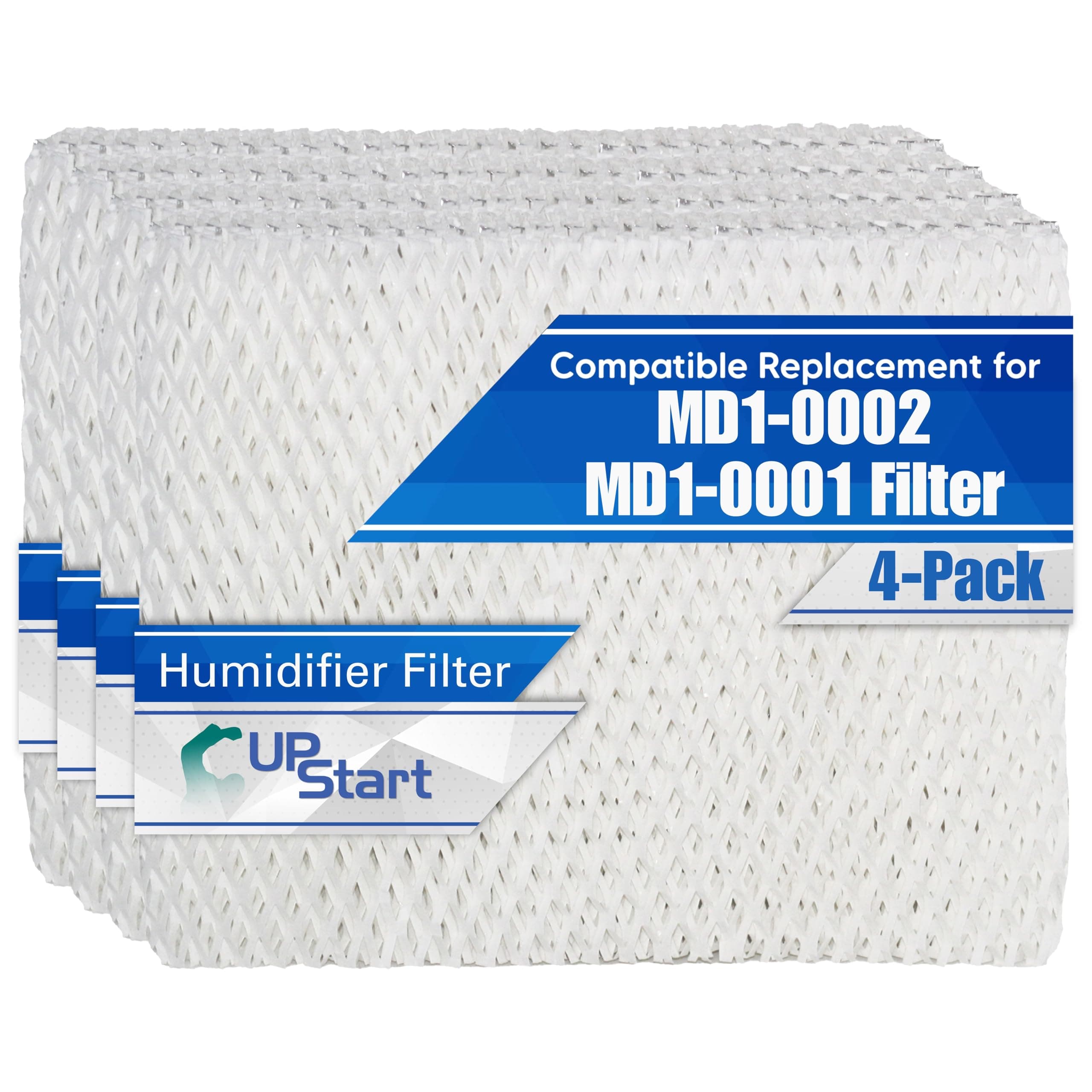 4-Pack Filter for Vornado MD1-0002 Replacement Humidifier Wick - Compatible with Vornado Humidifier Filters MD1-0001 MD1 0002 MD1 0001 MD10002 MD10001 Evap3 Evap2 432 HU1-0021 Evap1 Model 30 40