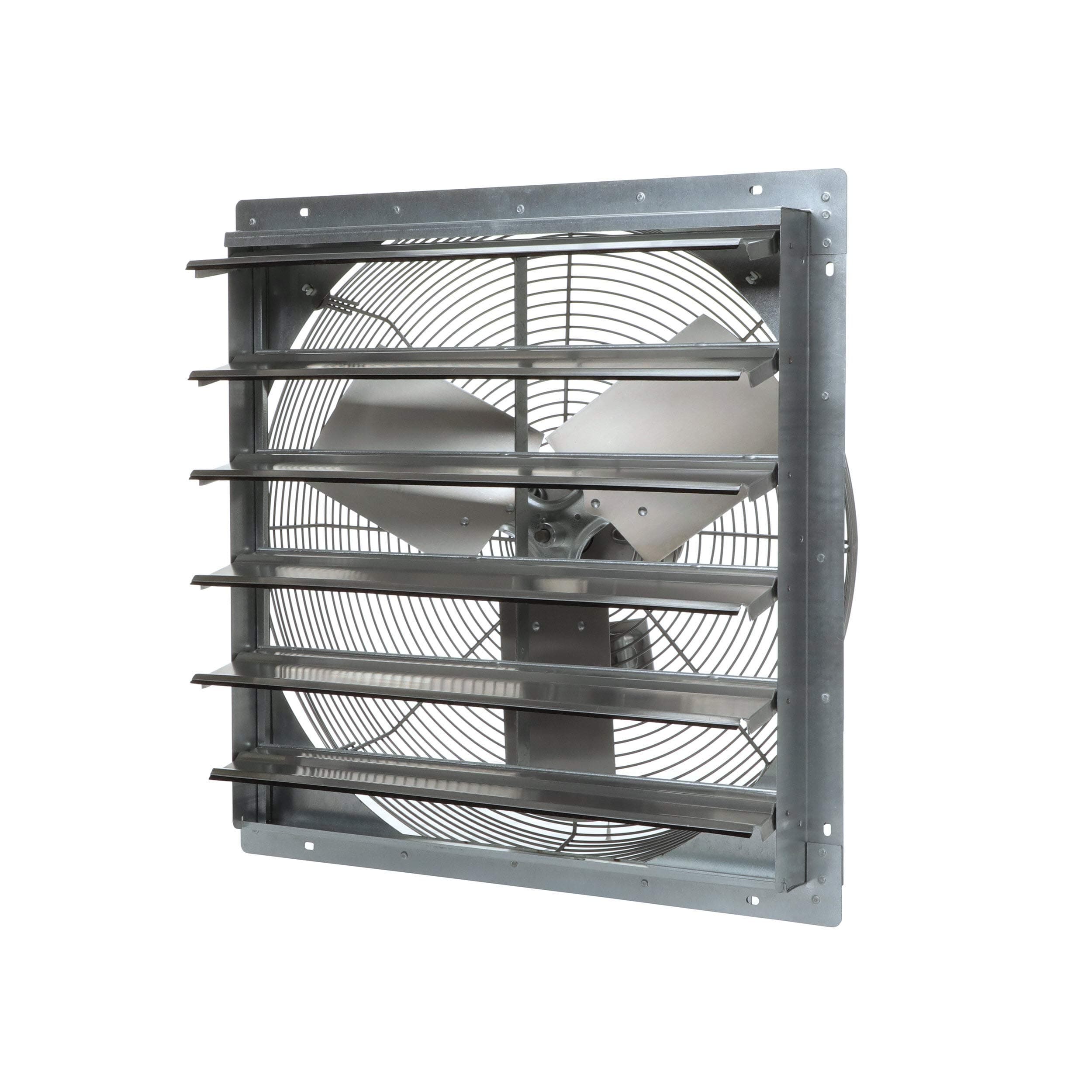 TPI Corporation CE24-DS Direct Drive Exhaust Fan, Shutter Mounted, Single Phase, 24" Diameter, 120 Volt