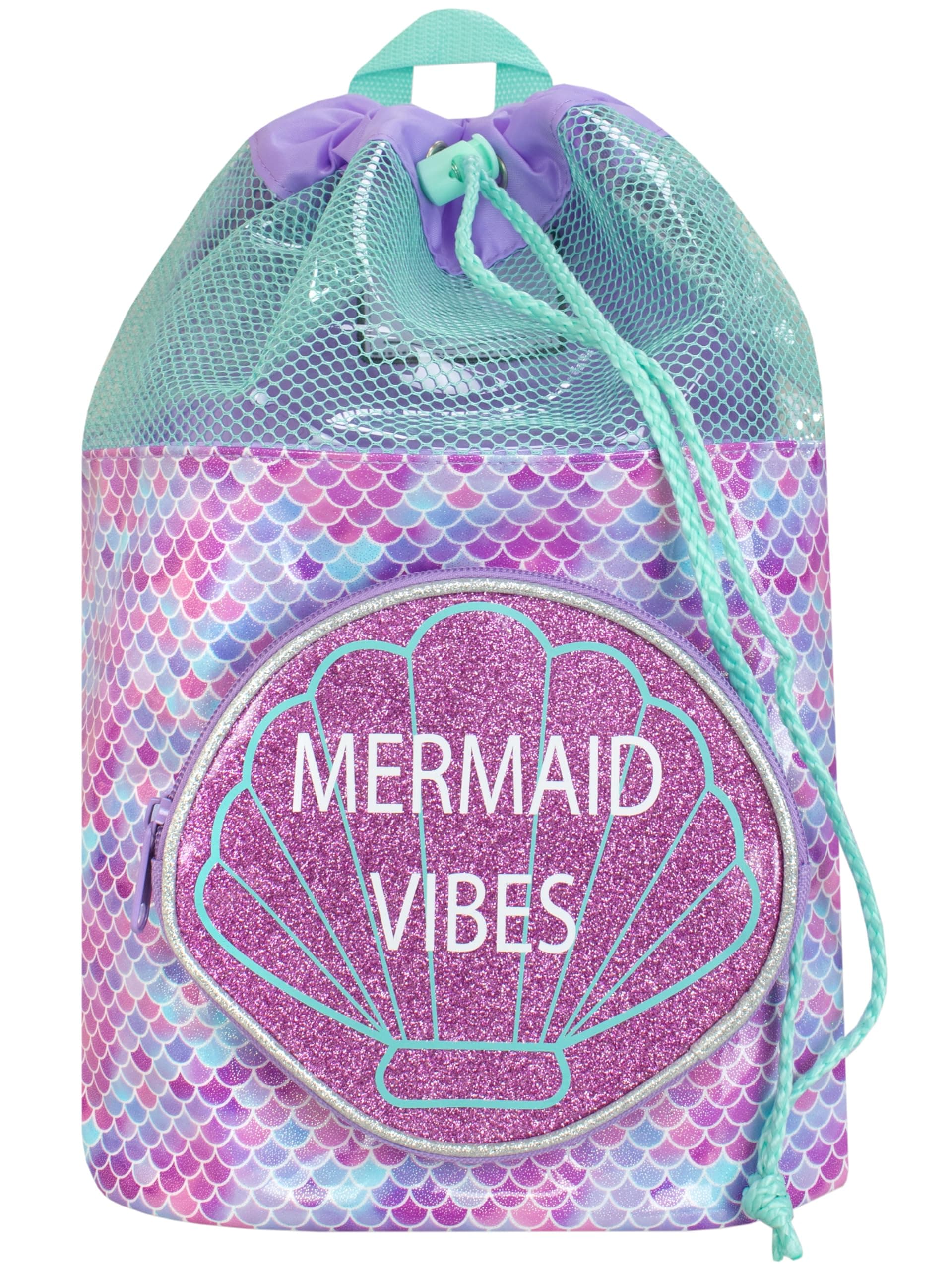 Harry Bear Kids Swim Bag Mermaid Purple