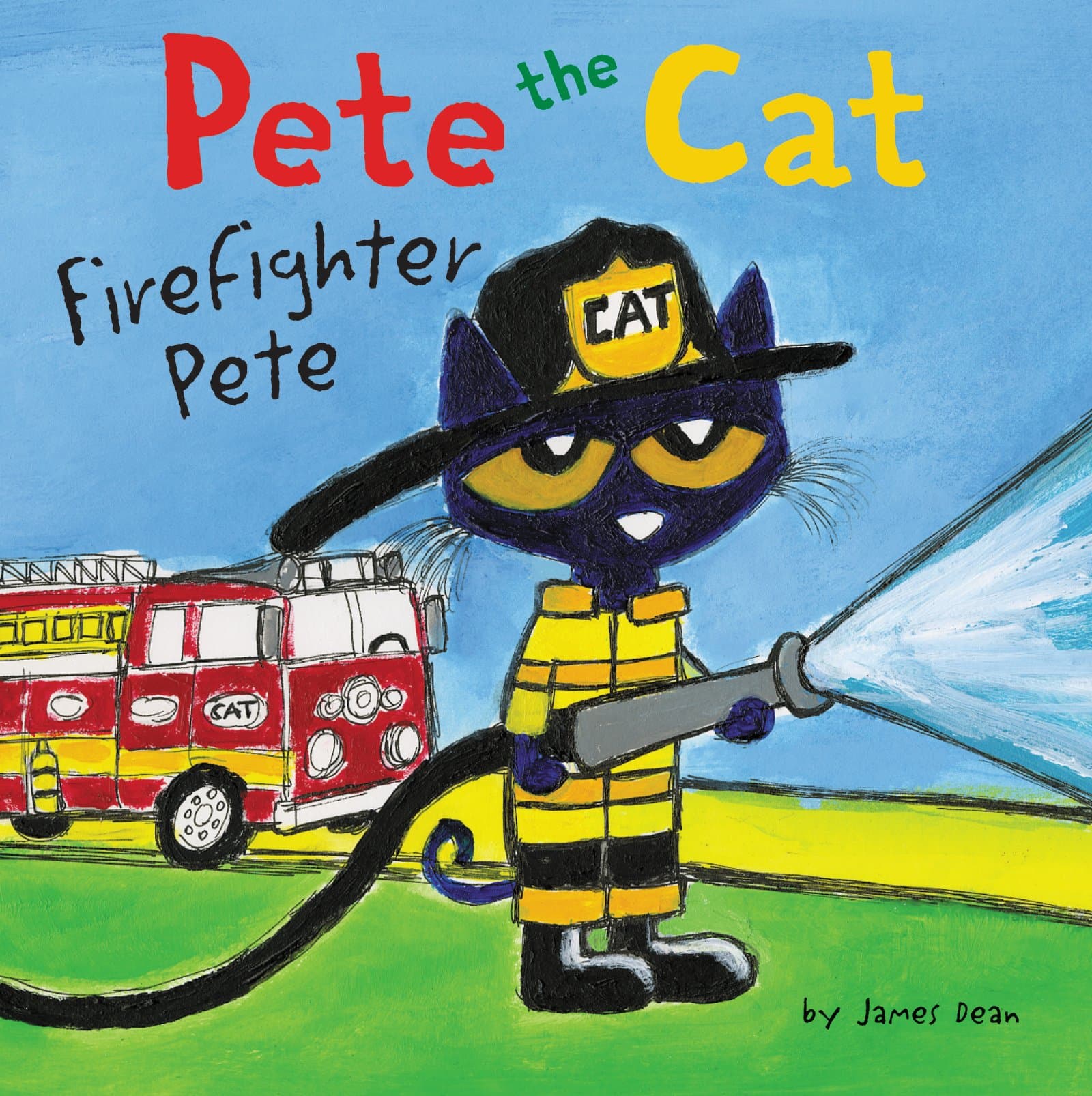 Pete the Cat: Firefighter Pete: Includes Over 30 Stickers! – An Exciting Story About a Field Trip and Saving the Day for Kids (Ages 4-8)
