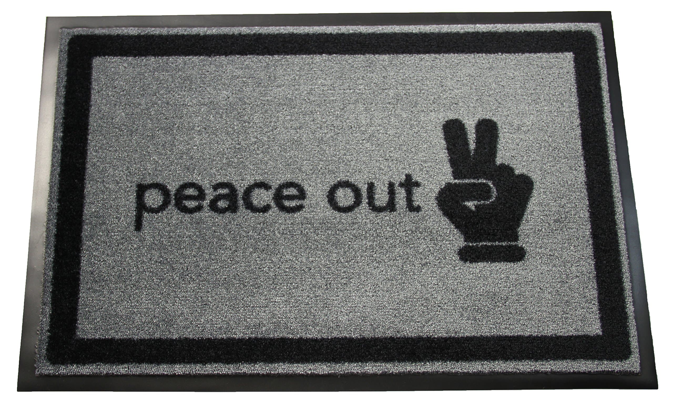 Wacky Mats - 19004402 - Peace Out - Door Mat 2' x 3'