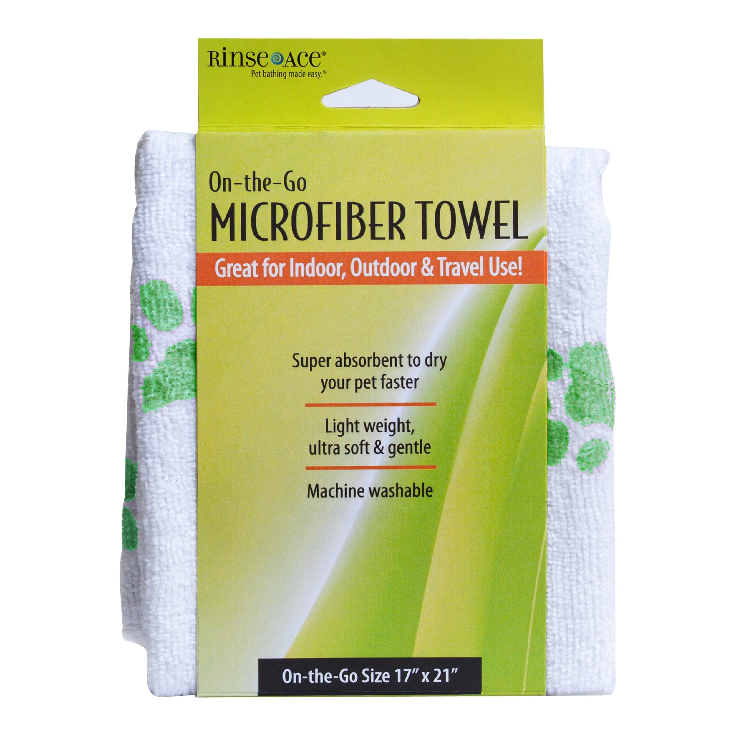 Rinse AceRinse Ace Pet Microfiber XL Drying Towel, 17' x 21'